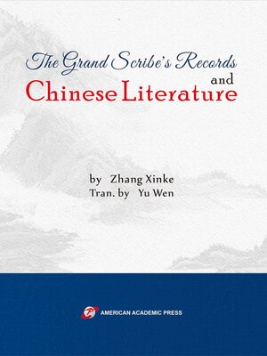 cover image of The Grand Scribe's Records and Chinese Literature